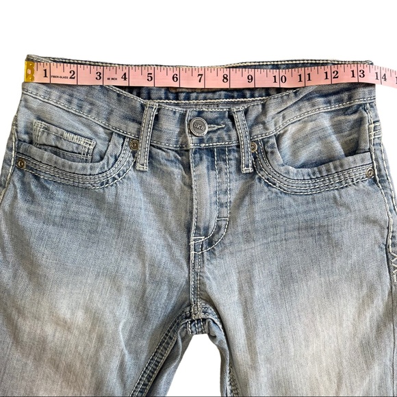 BKE Aiden Mens Jeans - Size 27 - Lightwash Bootcut - Teen - Picture 6 of 10